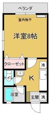 ハイツスズランの間取り画像
