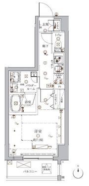 クレイシア入谷の間取り画像