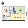 シェーヌ東生駒の間取り画像