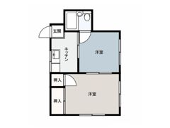 コーポ小高の間取り画像