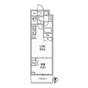 LIME RESIDENCE SHINAGAWA EASTの間取り画像