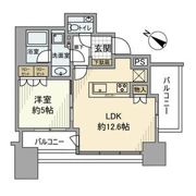 ローレルアイ恵比寿ピアースの間取り画像