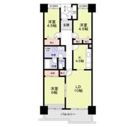 光ヶ丘パークタウン大通り北4号棟の間取り画像