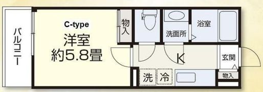 ホワイエ諏訪の間取り画像