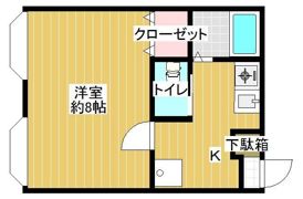 コーポ三和第一の間取り画像