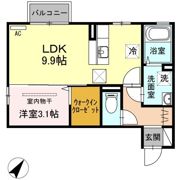 ラ・ランド上新栄Aの間取り画像