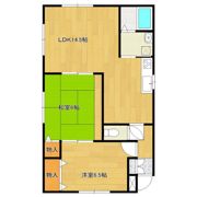 ヒロモンハイツ弐番館の間取り画像