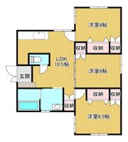 シャロームの間取り画像