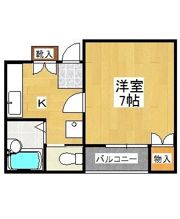 青山フラッツの間取り画像