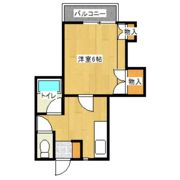 ハイツ南台の間取り画像