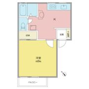 グリーンヒルズAの間取り画像