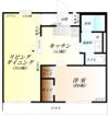 レーゾンドールA棟 都市ガスの間取り画像