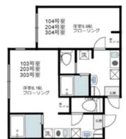梶ヶ谷コートの間取り画像
