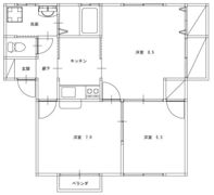 ミチコヒルズAの間取り画像