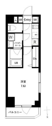 オーキッドレジデンス上野稲荷町Ⅱの間取り画像