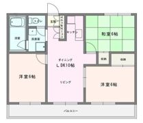 日の出ハイツの間取り画像