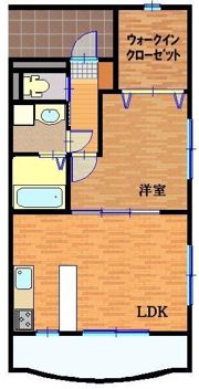 USマンションの間取り画像