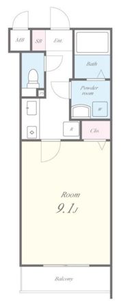 ミリアビタNo.21の間取り画像
