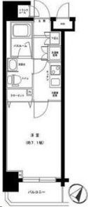 パレステュディオ銀座東壱番館の間取り画像