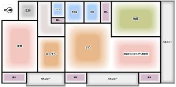 日吉スカイパレス 3階の間取り画像