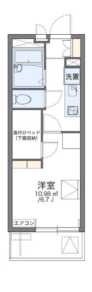 レオパレス嬉楽の間取り画像