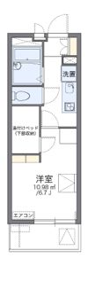 レオパレス嬉楽の間取り画像