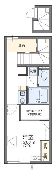レオパレス千音寺の間取り画像