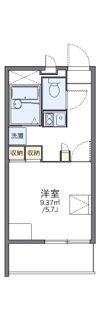 レオパレス南荒子の間取り画像