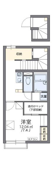 レオパレスたんぽぽハイツの間取り画像