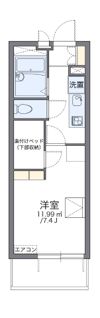 レオパレスアメニティ名古屋の間取り画像