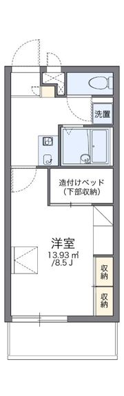 レオパレス柳堀町の間取り画像