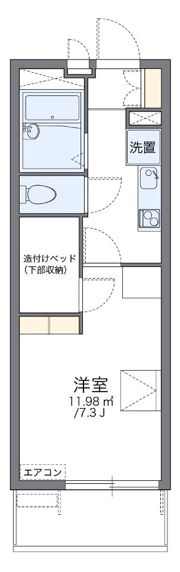 レオパレス笈瀬の間取り画像