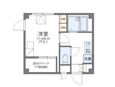 レオパレス東大井の間取り画像