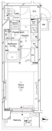 L－Flat高輪台の間取り画像