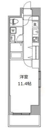 オーキッドレジデンス神田錦町の間取り画像