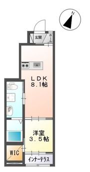 レヴァータ山澄の間取り画像