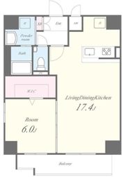 COMFORT RESIDENCE NIPPORIの間取り画像