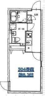 B．G．グラン鵜の木の間取り画像