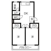 第1高杉マンションの間取り画像
