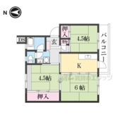 西大和星和台団地7号棟の間取り画像