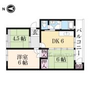 郡山駅前団地10号棟の間取り画像