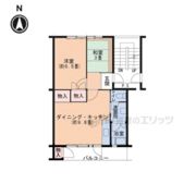 郡山駅前団地4号棟の間取り画像