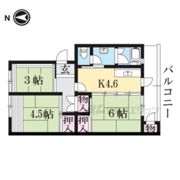郡山駅前団地4号棟の間取り画像