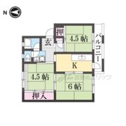 西大和片岡台団地57号棟の間取り画像