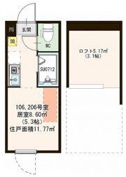 ハーモニーテラス新高円寺Ⅱの間取り画像