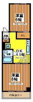 工東フラットの間取り画像