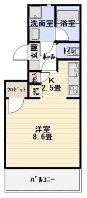 ルミエールしものの間取り画像