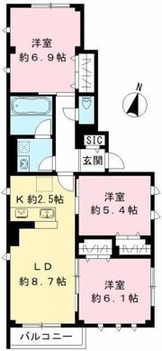 ココン ヴェルデの間取り画像