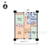 郡山駅前団地15号棟の間取り画像
