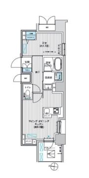 Gate127 ゲート127の間取り画像
